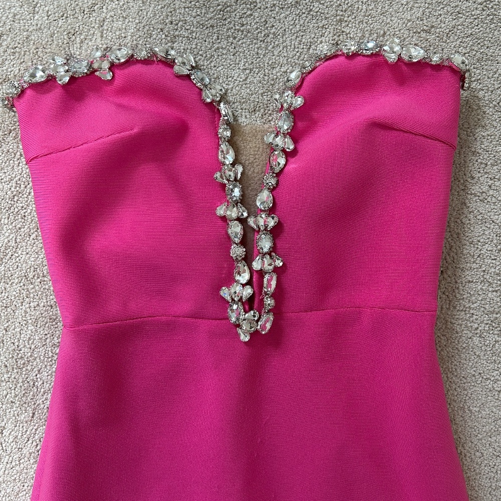 Odessa Embellished Bandage Gown